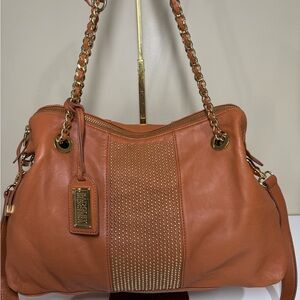 Elegant Tan Leather Handbag